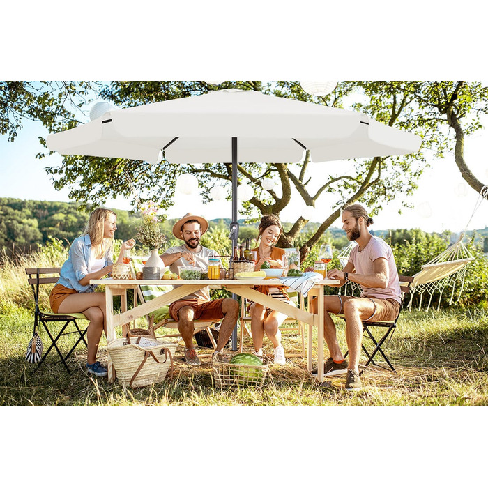 Parasol Maui Beige Ø330см Захист від ультрафіолету 80+