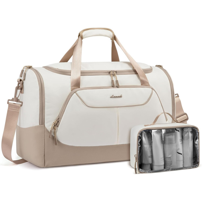 Спортивна сумка LOVEVOOK для жінок, 30л: туристична, для басейну, сауни, гімнастики, подорожей, з відділенням для взуття та мокрих речей, водонепроникна, 45x24x28см