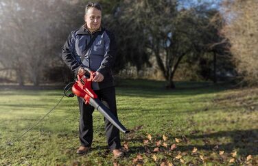 Електричний листозбірник Einhell GC-EL 3000 E з колесами, 3000 Вт, 45 л, Saug-/Blasфункція