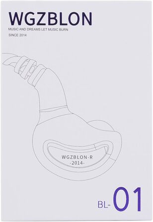 Навушники-вкладиші LINSOUL BLON BL-03 HiFi, 10-міліметровий карбоновий драйвер, знімний кабель, з/без мікрофона