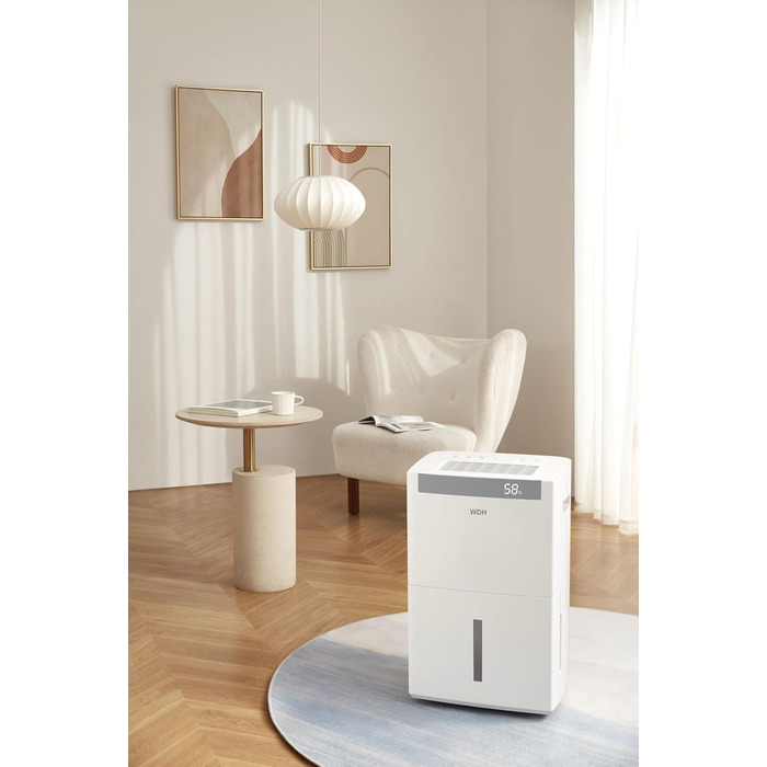 Зволожувач повітря Aktobis WDH-214US: тихий, з цифровим дисплеєм та Wi-Fi, до 70 л/добу