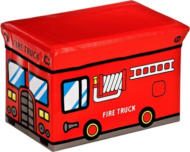 Дитяча кондитерська дизайнерська коробка/сидіння, МДФ, ПВХ, 49x333 (червоний)