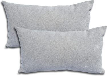 Набір диванних подушок Formalind 2 50x30 см, декоративні подушки 2 шт. , декоративні подушки, диванні подушки (світло-сірі)
