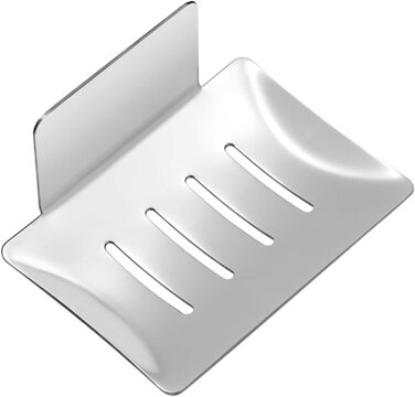 Мильниця з нержавіючої сталі самоклеюча, кошик для мила для губок щіток мила (60 символів)