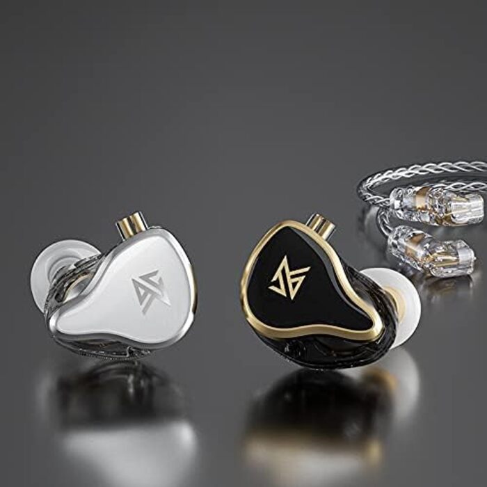 Внутрішньоканальний монітор LINSOUL KZ ZAS 7BA1DD, HiFi Bass, Ігрові навушники, Hybrid IEM, знімний кабель