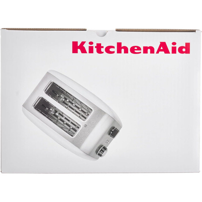 Тостер KitchenAid CLASSIC на 2 скибочки, 1,8 кг, білий