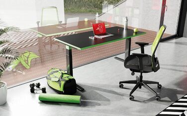 Офісне крісло Interstuhl Every Active Edition: регульована поперекова підтримка, комфортне та активне сидіння (зелений | чорний)