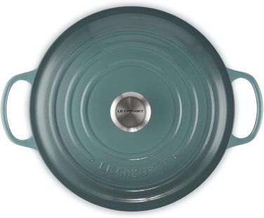 Запіканка чавунна Le Creuset Signature, Ø 28 см, 4,2 л, для всіх типів плит включаючи індукційну (Ocean)