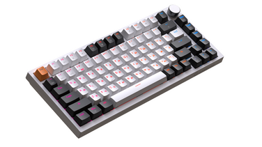 Бездротова механічна клавіатура GamePro Asgard Valhalla (MK160W Pro) 75% QLAB orange switches