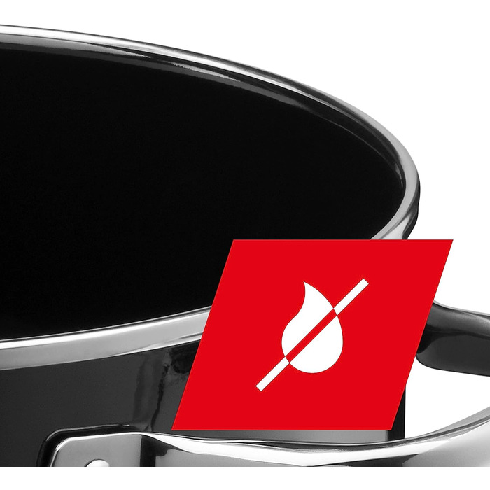 Набір каструль Silit Elegance Line Induktion, 4 шт., Silargan, чорний, без нікелю