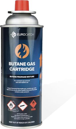 Газовий набір для кемпінгу Outdoor з 8 балончиками газу - портативний газовий пальник для відпочинку на природі