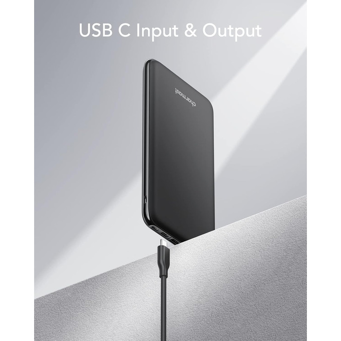 Входи, 4 виходи, сумісний з iPhone, Samsung, Huawei, 26800mAh Power Bank USB C, 3