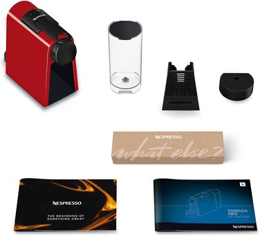Кавомашина Nespresso DeLonghi Essenza Mini EN85.R червона