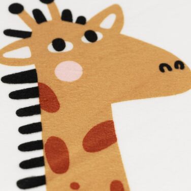 Ідеї в текстилі Сучасний дитячий килимок ZAUBERWALD - Ведмідь, круглий діаметром 100 см, м'який ігровий килимок, нековзний Ultra Soft ігровий і повзучий килимок для дитячої кімнати (Savannah Giraffe)