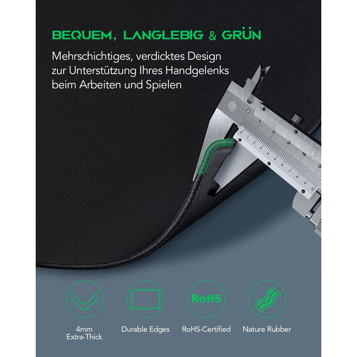 Ігрова мишка Black Shark Manta P4 XXL: килимок для миші 1200x600 мм (чорний)