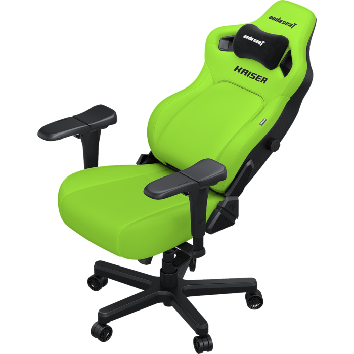Крісло ігрове Anda Seat Kaiser 4 Cyber Green PVC Size XL