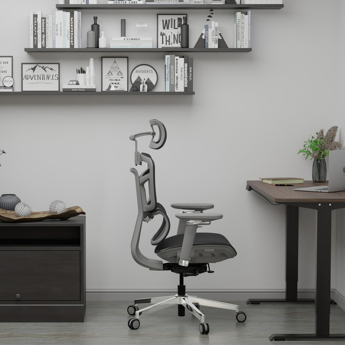 Крісло Mealux S4 Air Grey (арт. HF-S4 M/G)