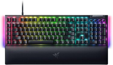 Механічна ігрова клавіатура Razer BlackWidow V4 Green Switch QWERTZ DE з RGB Chroma підсвічуванням та макро-клавішами