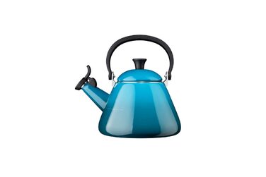 Чайник Le Creuset Kone з свистком, емальований сталь, 1.6 л, Deep Teal (Світло-бірюзовий)