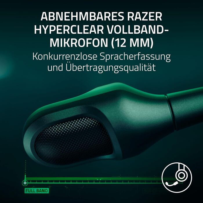 Razer BlackShark V3 Pro - Бездротові ігрові навушники для ПК (280г, Bluetooth, мікрофон HyperClear, драйвер TriForce Titanium 50 мм)