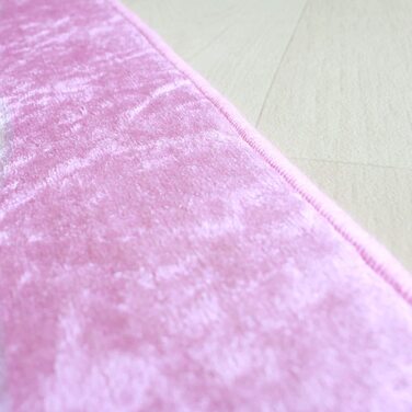 Килим Mynes Home, який можна прати, дитячий рожевий для дівчаток/принцес, замок коня/дитячі килими, які можна прати в пральній машині/нековзна спинка/розмір 120x170 см (160 x 230 см)