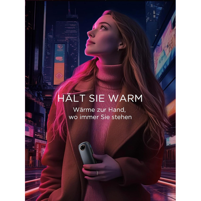 Електричні нагрівачі для рук Funme® 2 шт. 10000mAh Powerbank, USB, 60°C, для жінок, Outdoor, OT95 Waffengold