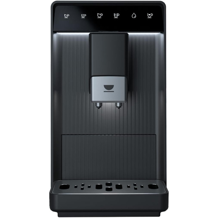 Кавомашина Incapto Aura автоматична з вбудованим млином | 19 bar | 2 чашки | 1.5 л резервуар | Thermoblock | Автоматичне очищення (Чорний)