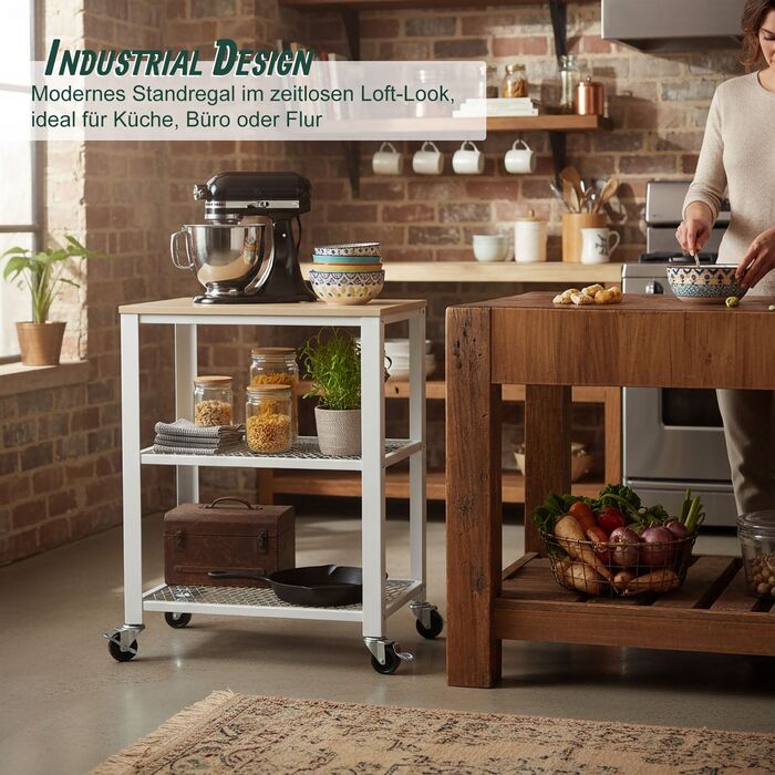 Візок кухонний Relaxdays, 3 ящики