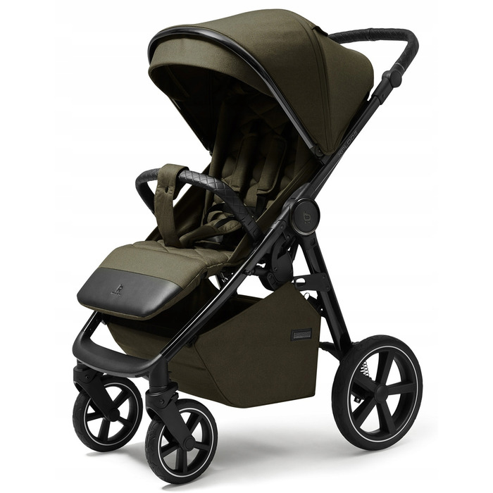 Дитячий прогулянковий візок 4BABY Xplode, зелений, алюмінієвий, з можливістю компактного складання