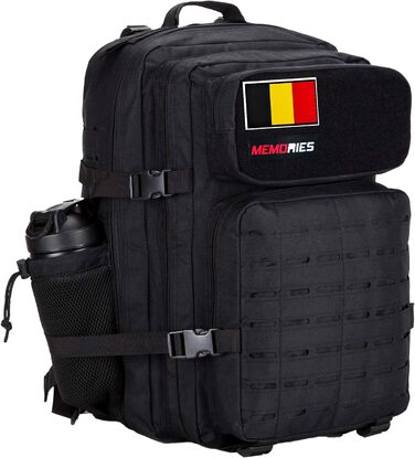 Рюкзак Memories Crossfit 45L, чоловічий, жіночий, водонепроникний, військовий тактичний рюкзак, спортзал, похід. 45L Black