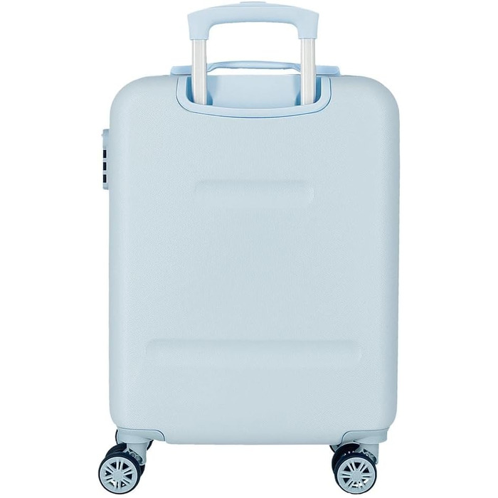 Дитяча валіза для ручної поклажі Disney Stitch Moods, жорсткий ABS-пластик, кодовий замок, 4 подвійних колеса, серія Make A Face