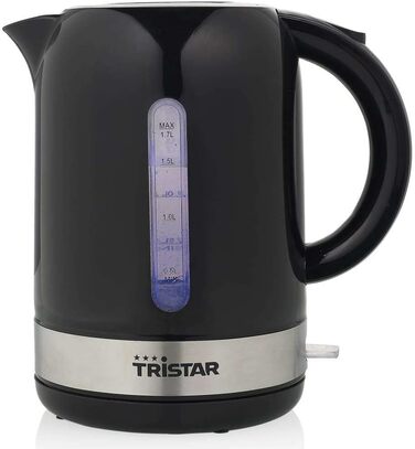 Електричний чайник Tristar WK-1343 бездротовий чорний