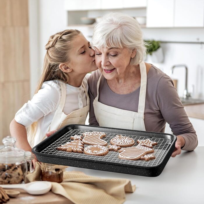 Набір посуду RIOVARM з нержавіючої сталі з антипригарним покриттям, 6 предметів: каструлі, сковороди, соусник, пательня, кришки, лопатка. Для кухні