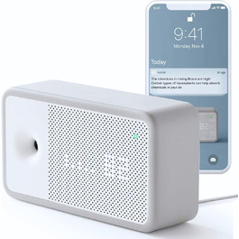 AWAIR Element: Монітор якості повітря з датчиком CO2, VOC, PM2.5, для дому, з додатком