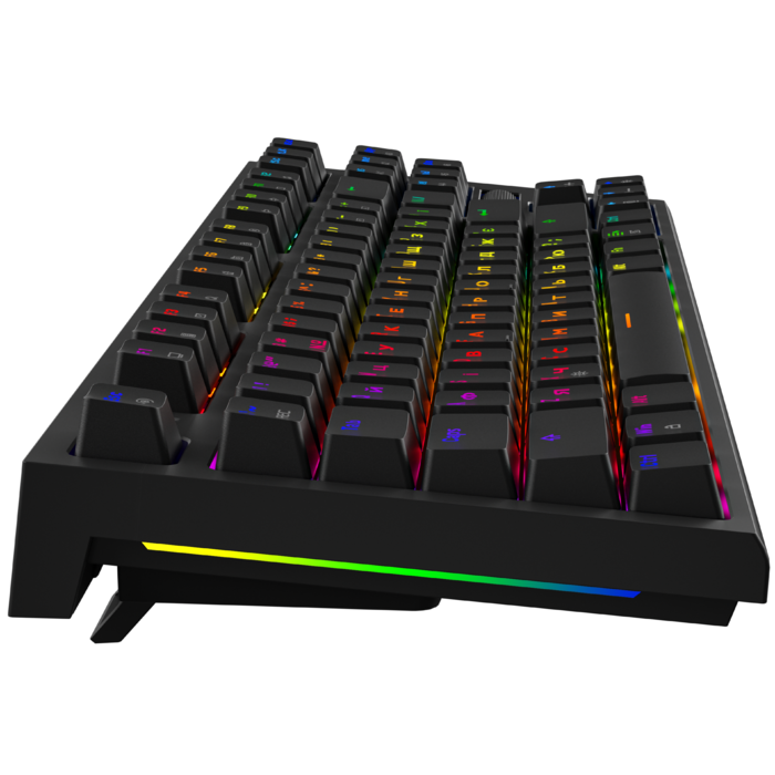 Дротова механічна клавіатура GamePro MK180B (Red) з Hot-Swap RGB Black