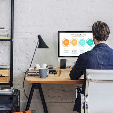 Підставка для монітора Relaxdays з бамбука