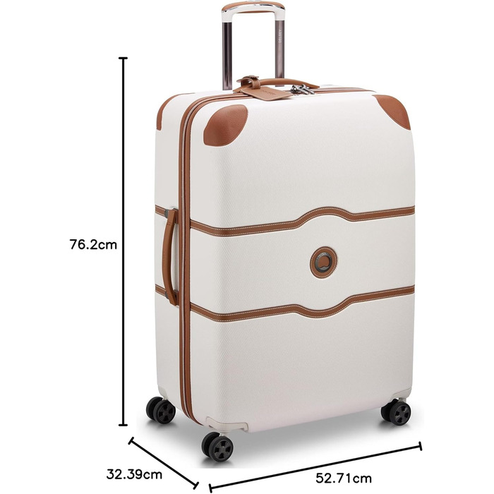 Валіза DELSEY Paris Chatelet Air 2.0 (2 шт.) з обертовими колесами, Ангора, ручна, 46 см