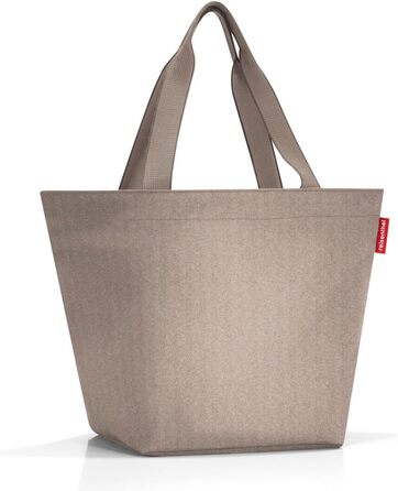 Сумка-шопер Reisenthel Shopper M – стильна та містка сумка з водовідштовхувального матеріалу Herringbone Mokka
