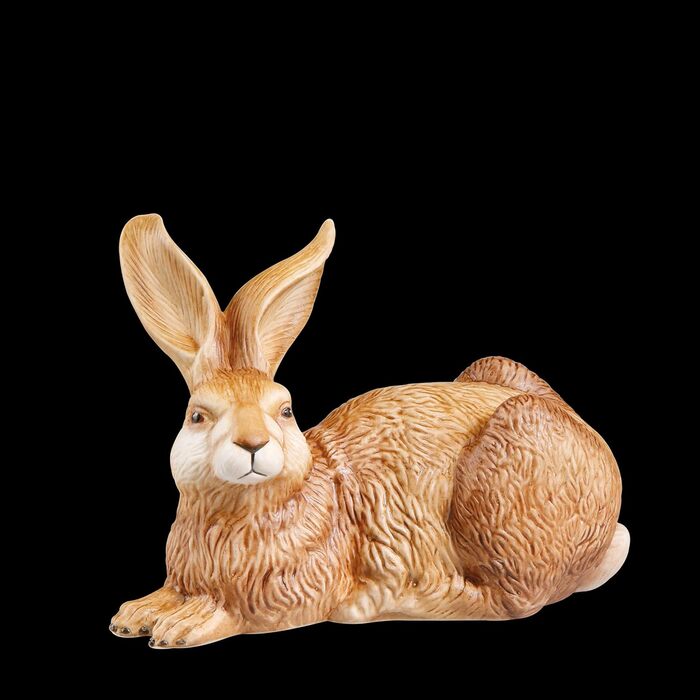 Великодня фігурка Goebel Великодній кролик, порцеляна, 12,5x16,5x13,5 см (14x7,50x9,50 см, Коричневий)