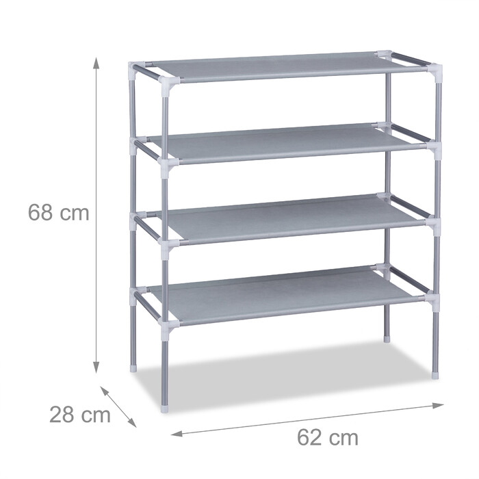 Розеткова система Relaxdays Shoe Rack 4 рівня