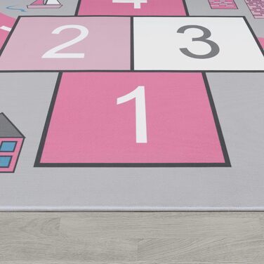 Килимок для дитячої кімнати Paco Home 200x290 см рожевий