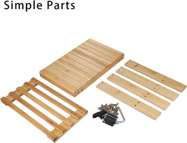 Вінтажний бамбуковий пуф-табурет - 27x23x25 см. Міцний, з неслизьким сидінням. Пуф, табурет, приліжний столик, дитячий стільчик, підставка.