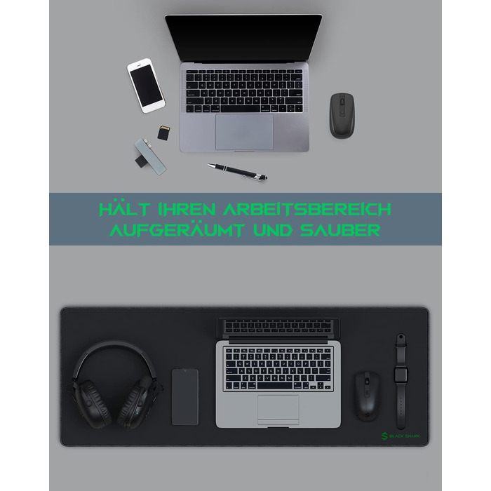 Кисет для миші Black Shark Gaming Manta P4 XXL 1200x600 мм, чорний