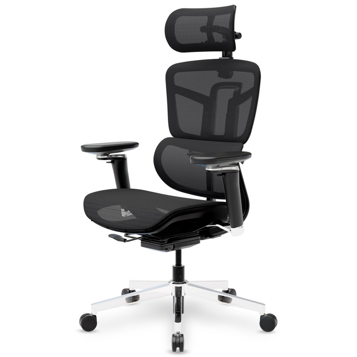 Крісло Mealux S4 Air Black (арт. HF-S4 M/B)
