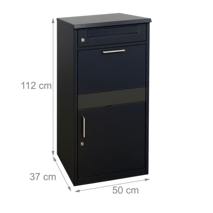 Скринька для листів Relaxdays з відділенням для пакунків