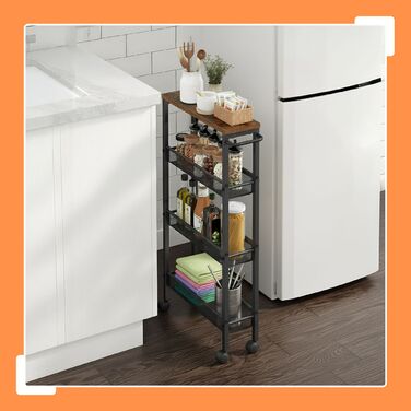 Органайзер Relaxdays для ванної кімнати з 4 ярусами