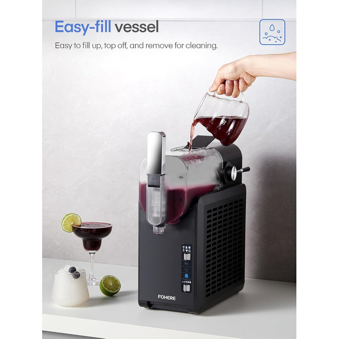 Машина для приготування сляш та коктейлів 2L, 5-в-1, Quickfreeze Technology, для дому