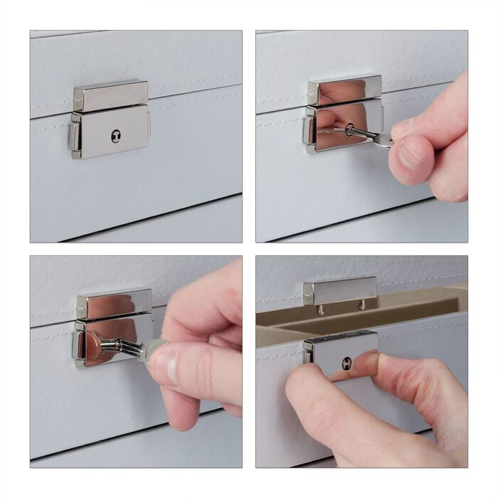 Стильна коробка для окулярів Relaxdays на 18 пар