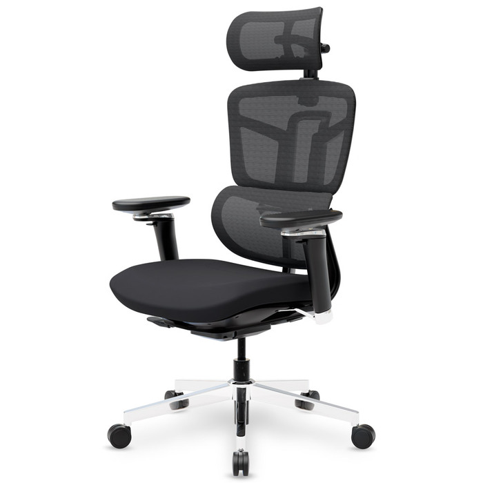 Крісло Mealux S4 Air Fabric Black (арт. HF-S4 F/B)