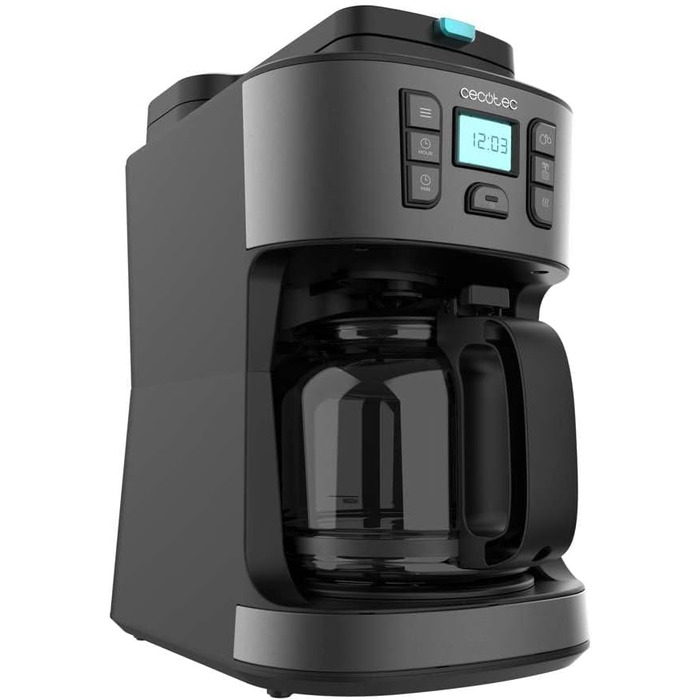 Кавомашина Cecotec Coffee 56 Heat: програмована, з LCD, 1,3л, 12 чашок, нержавіюча сталь